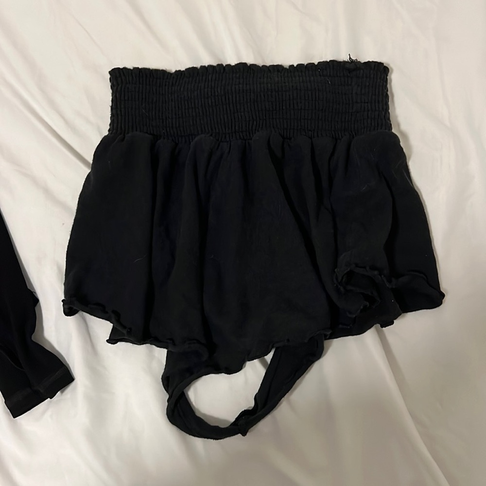 urban black lounge shorts